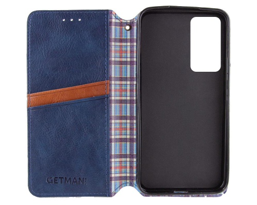 Чохол-книжка Leather Cubic Samsung M356 Galaxy M35 blue PLS-00-00162933