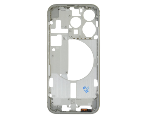 Середня частина корпусу для iPhone 15 Pro EU silver (OEM) PLS-00-00163229