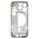 Середня частина корпусу для iPhone 15 Pro EU silver (OEM) PLS-00-00163229