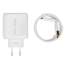 Зарядний пристрій Realme 65W 1USB-A з кабелем Type-C (Original China) white PLS-00-00142688