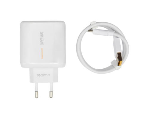 Зарядний пристрій Realme 65W 1USB-A з кабелем Type-C (Original China) white PLS-00-00142688