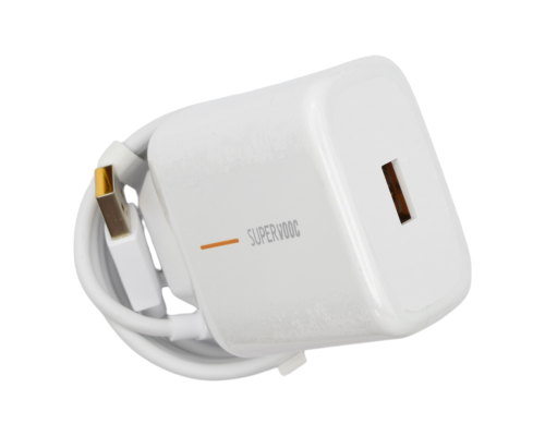Зарядний пристрій Realme 65W 1USB-A з кабелем Type-C (Original China) white PLS-00-00142688