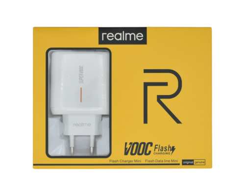 Зарядний пристрій Realme 65W 1USB-A з кабелем Type-C (Original China) white PLS-00-00142688