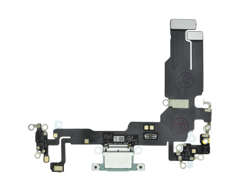 Шлейф iPhone 15 з роз'ємом зарядки green PLS-00-00112851