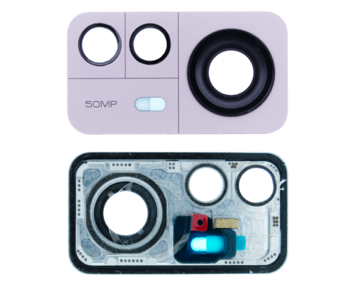 Скло камери Xiaomi 12 Pro з рамкою purple (Original) PLS-00-00111107