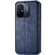 Чохол-книжка Leather Cubic Xiaomi Redmi 12C blue PLS-00-00163008