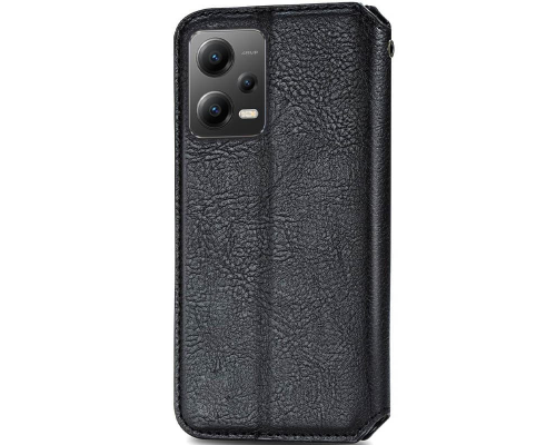Чохол-книжка Leather Cubic Xiaomi Poco X5 Pro black PLS-00-00162997