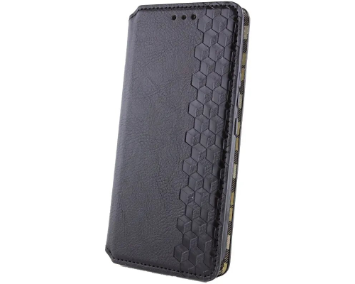 Чохол-книжка Leather Cubic Xiaomi Redmi Note 14 4G International black PLS-00-00163099