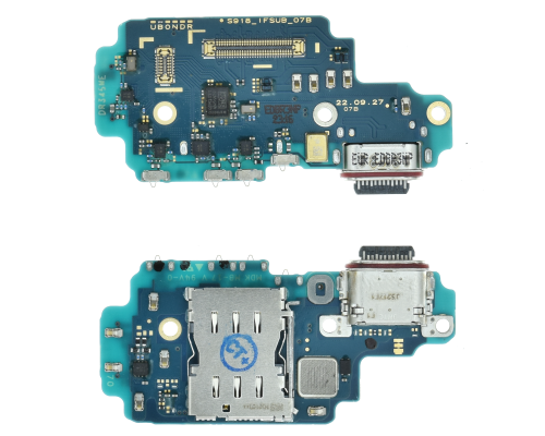 Плата зарядки Samsung S918B Galaxy S23 Ultra (Original Used) PLS-00-00121291