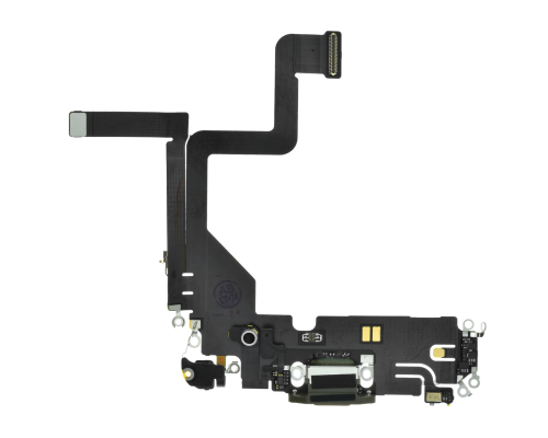 Шлейф iPhone 14 Pro з роз'ємом зарядки gold (Original Used) PLS-00-00127214