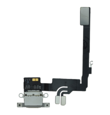 Шлейф iPhone 16 Pro з роз'ємом зарядки natural titanium (Original Used) PLS-00-00133971