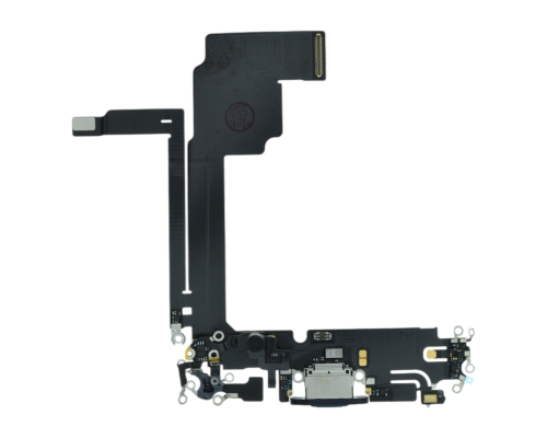 Шлейф iPhone 15 Pro Max з роз'ємом зарядки blue titanium (Original) PLS-00-00134042