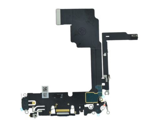 Шлейф iPhone 15 Pro з роз'ємом зарядки blue titanium (Original) PLS-00-00134079