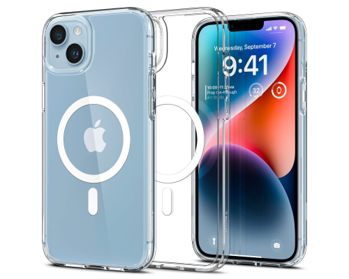 Чохол Spigen Ultra Hybrid with MagSafe iPhone 14 transparent PLS-00-00106638