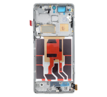 Дисплей OnePlus 12 з сенсором та рамкою (Glacial White) silver (OEM) PLS-00-00166434