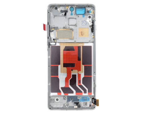 Дисплей OnePlus 12 з сенсором та рамкою (Glacial White) silver (OEM) PLS-00-00166434
