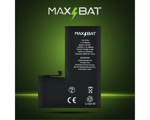Акумулятор iPhone 15 Pro (Max Bat) PLS-00-00133542