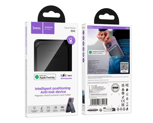 Трекер Hoco E91I black PLS-00-00161380