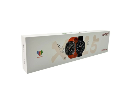 Смарт годинник W&O X15 Max black PLS-00-00161353