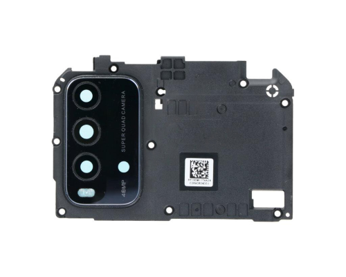 Скло камери Xiaomi Redmi 9T з рамкою black (Original) PLS-00-00095028