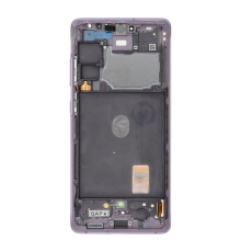 Дисплей Samsung G781 Galaxy S20 FE 5G з сенсором та рамкою lavender (Service) PLS-00-00166193