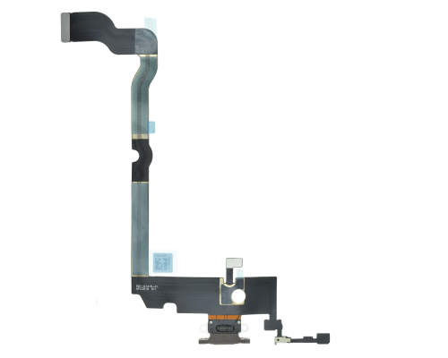 Шлейф iPhone XS Max з роз'ємом зарядки gold (Original China) PLS-00-00122275