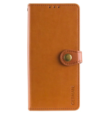 Чохол-книжка Leather GETMAN with card holder Samsung A366 Galaxy A36 brown PLS-00-00148255