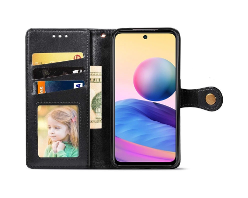 Чохол-книжка Leather GETMAN with card holder Samsung A366 Galaxy A36 black PLS-00-00148252