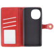 Чохол-книжка Leather GETMAN with card holder TECNO Spark Go 1 red PLS-00-00148268