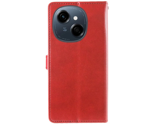 Чохол-книжка Leather GETMAN with card holder TECNO Spark Go 1 red PLS-00-00148268