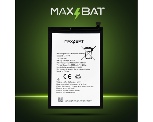 Акумулятор Tecno BL-49FT (Max Bat) PLS-00-00105799