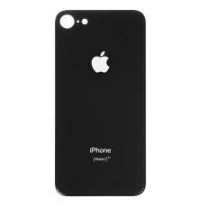 Задня кришка iPhone 8 black (Більший отвір) PLS-00-00079259