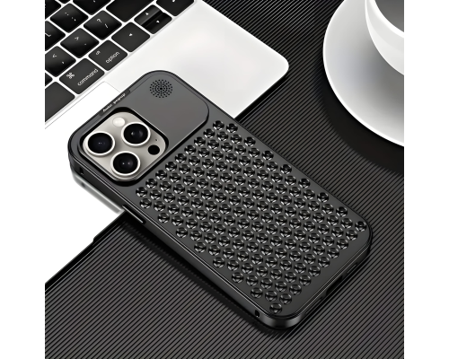 Чохол Aluminium Case iPhone 15 black PLS-00-00120997