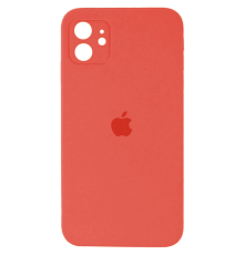 Чохол Silicone Case Квадратні Борти Full Camera iPhone 11 peach PLS-00-00116659