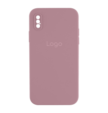 Чохол Silicone Case Квадратні Борти Full Camera для iPhone XS Max black currant PLS-00-00113422