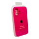 Чохол Silicone Case Full Camera Protective для iPhone 16 barbie pink PLS-00-00130758