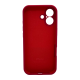Чохол Silicone Case Full Camera Protective для iPhone 17 rose red PLS-00-00150702