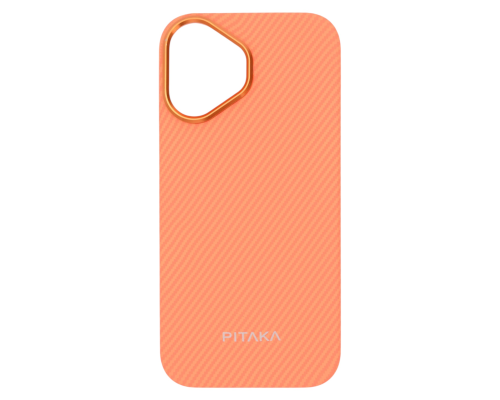 Чохол Pitaka Ultra Slim with Magnetic для iPhone 16 twill orange (OEM) PLS-00-00162072