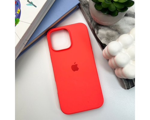Чохол Silicone Case Full Protective для iPhone 16 Pro Max peach PLS-00-00130717