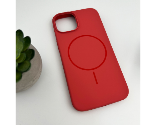 Чохол Silicone case Beats with Magnetic для iPhone 13 camellia PLS-00-00155180