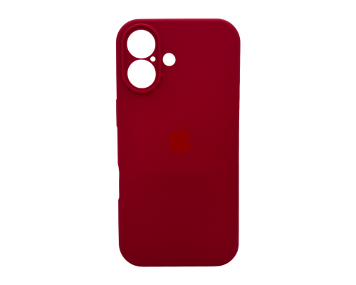 Чохол Silicone Case Full Camera Protective для iPhone 17 rose red PLS-00-00150702