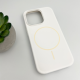 Чохол Silicone case Beats with Magnetic для iPhone 13 Pro white PLS-00-00155602