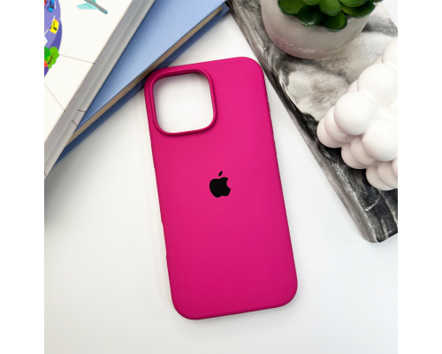 Чохол Silicone Case Full Protective для iPhone 16 Pro Max dragon fruit PLS-00-00130727