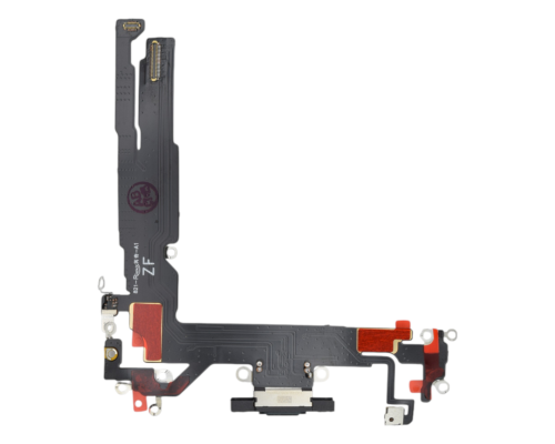 Шлейф iPhone 16 з роз'ємом зарядки black PLS-00-00134252