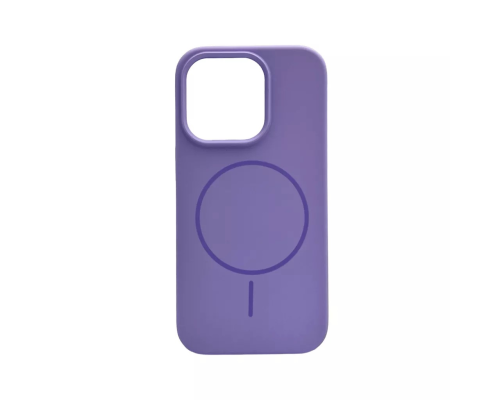 Чохол Silicone case Beats with MagSafe iPhone 15 Pro elegant purple PLS-00-00154999