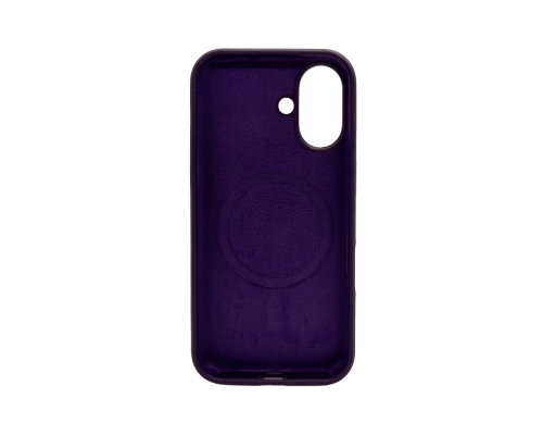 Чохол Silicone case Beats with MagSafe iPhone 16 dark purple PLS-00-00155033