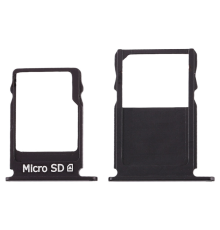 Тримач SIM-карти Nokia 3 (TA-1032) Dual Sim black PLS-00-00048557