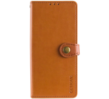 Чохол-книжка Leather GETMAN with card holder Google Pixel 6 brown PLS-00-00128746