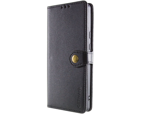 Чохол-книжка Leather GETMAN with card holder Google Pixel 7a black PLS-00-00128753