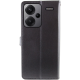 Чохол-книжка Leather GETMAN with card holder Xiaomi Redmi Note 13 Pro Plus black PLS-00-00129074
